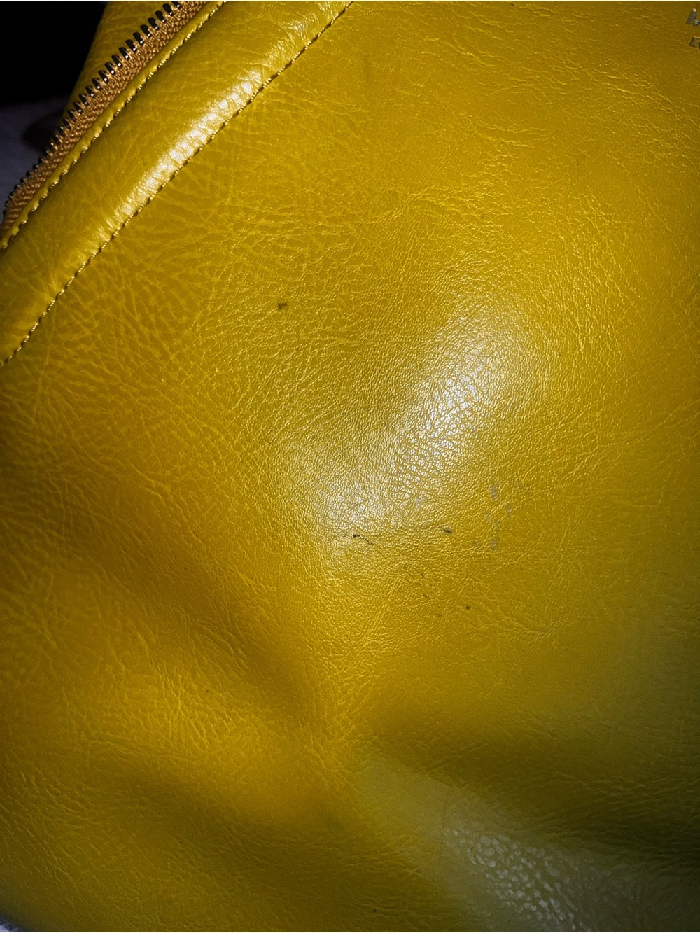Matt & Nat Chartreuse Bucket Bag with strap - Picture 6 of 11